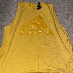 Adidas cut off workout tank!